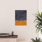 Golden Night Rothko Inspired Mid Century Modern Minimalist Color Field Poster Gallery Image 2