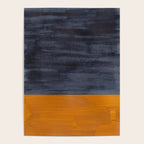 Golden Night Rothko Inspired Mid Century Modern Minimalist Color Field Poster Gallery Image 4