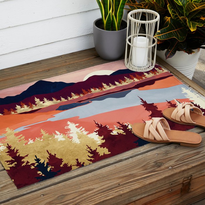 Grapefruit Sky Outdoor Rug Gallery Image 2