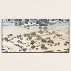 Snow Country Antique Japanese Woodblock Print Desk Mat Gallery Image 3