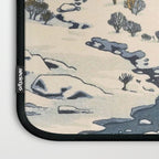 Snow Country Antique Japanese Woodblock Print Laptop Sleeve Gallery Image 3