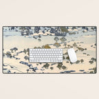 Snow Country Antique Japanese Woodblock Print Desk Mat Gallery Image 1