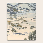 Snow Country Antique Japanese Woodblock Print Notebook Gallery Image 4