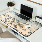 Snow Country Antique Japanese Woodblock Print Desk Mat Gallery Image 2