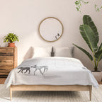 Puppy Traffic, French Bulldogs, Frenchie Art, French Bulldog Gifts Comforter Gallery Image 3