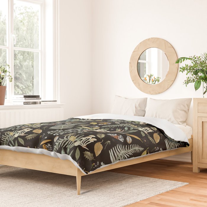 Moths Mystical Woodland D Duvet Cover Gallery Image 2