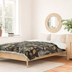 Moths Mystical Woodland D Duvet Cover Gallery Image 2