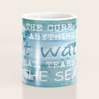 The cure for anything is salt water, sweat, tears, or the sea.    Dinesen, Isak Coffee Mug Gallery Image 4
