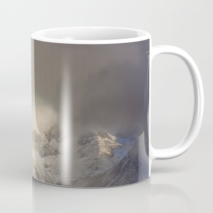 The Mountains are calling, and I must go.  John Muir. Vintage. Coffee Mug Gallery Image 1