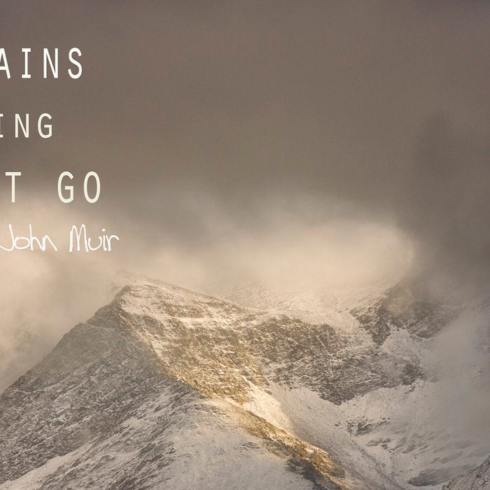 The Mountains are calling, and I must go.  John Muir. Vintage. Coffee Mug Gallery Image 2