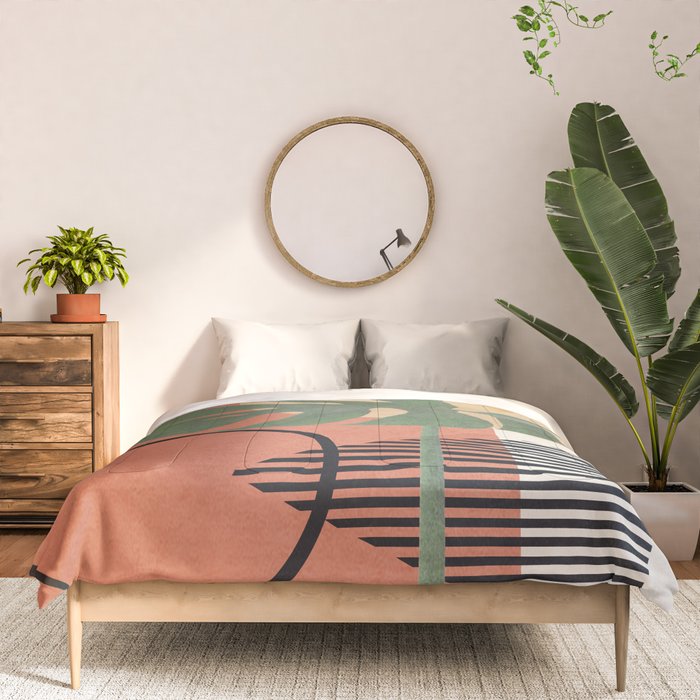 Nature Geometry I Comforter Gallery Image 3