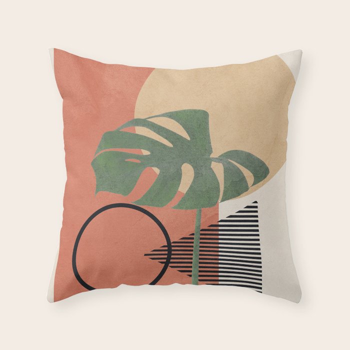 Nature Geometry I Throw Pillow Gallery Image 6