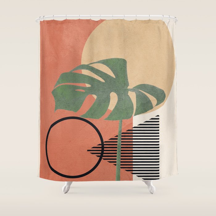 Nature Geometry I Shower Curtain Gallery Image 1