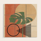 Nature Geometry I Wood Wall Art Gallery Image 1
