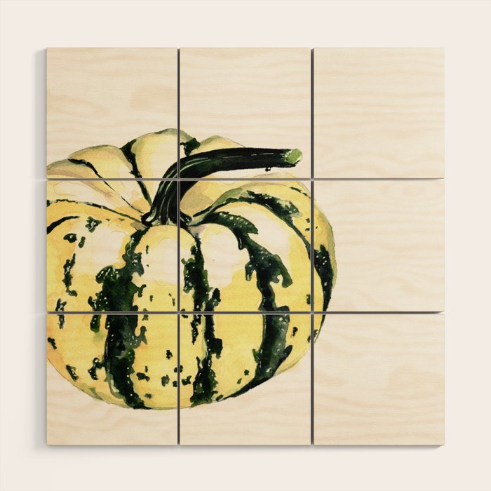 Fall Harvest Winter Squash Wood Wall Art Gallery Image 1