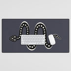Minimal Snake XXVII Desk Mat Gallery Image 1