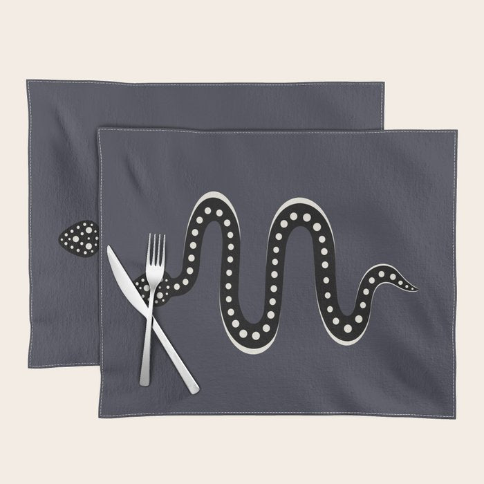 Minimal Snake XXVII Placemat Gallery Image 1