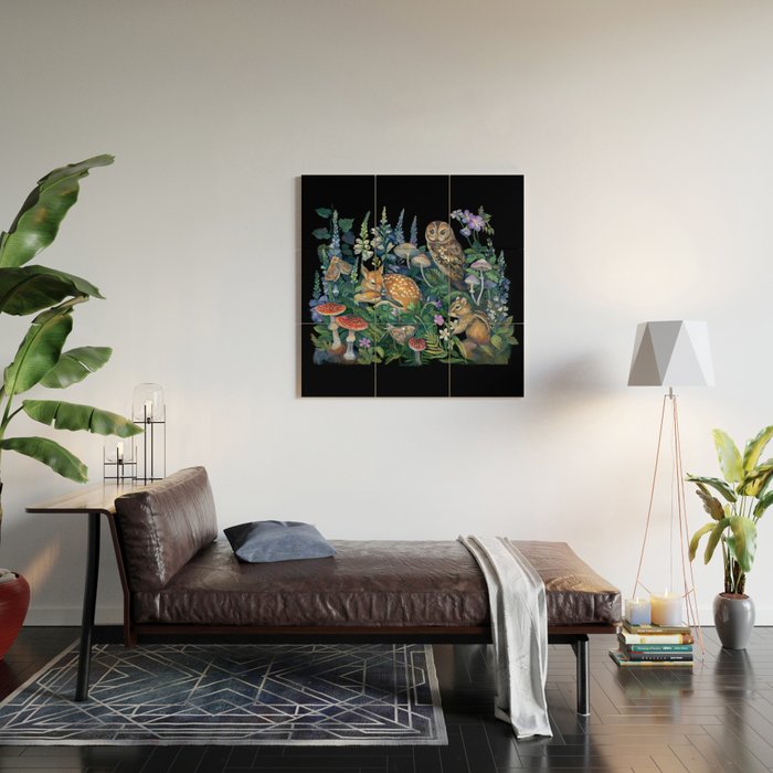 Enchanted Forest Wood Wall Art Gallery Image 2