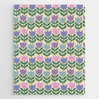 Tulip - Pastel Floral Pattern Jigsaw Puzzle Gallery Image 1