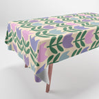 Tulip - Pastel Floral Pattern Tablecloth Gallery Image 1