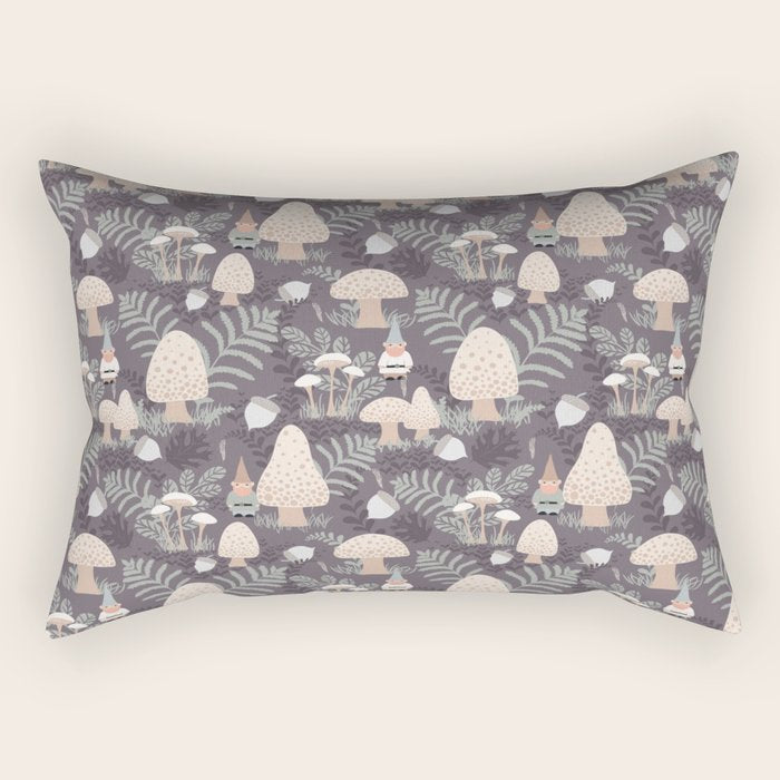 Forest Gnomes Rectangular Pillow Gallery Image 1