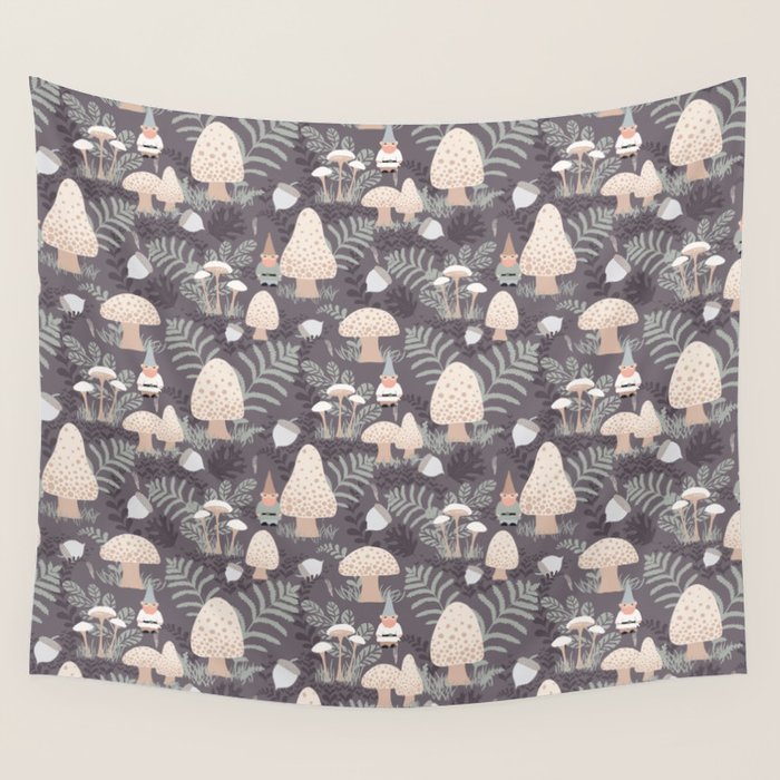 Forest Gnomes Wall Tapestry Gallery Image 4