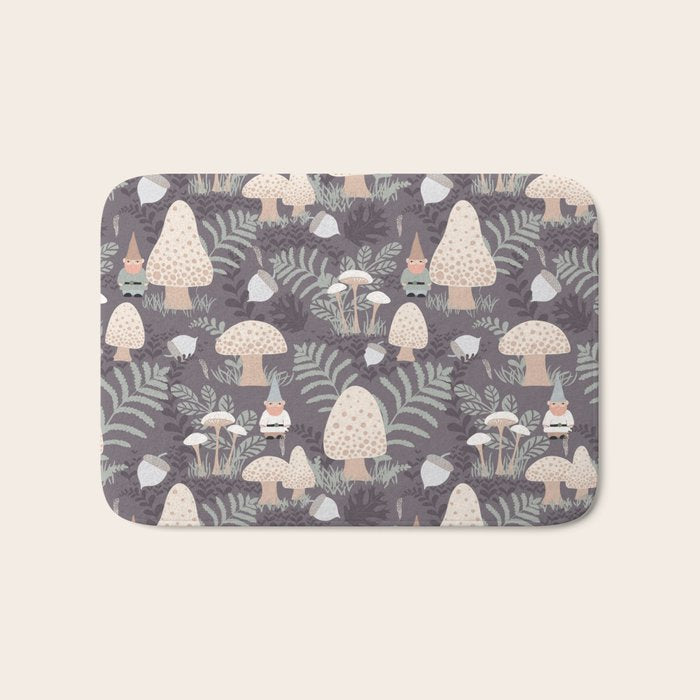 Forest Gnomes Bath Mat Gallery Image 1