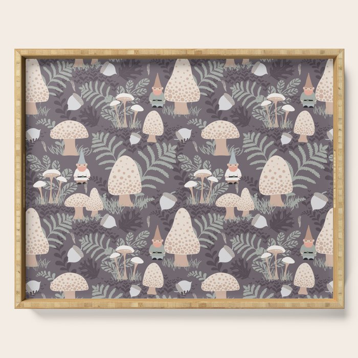 Forest Gnomes Serving Tray Gallery Image 1
