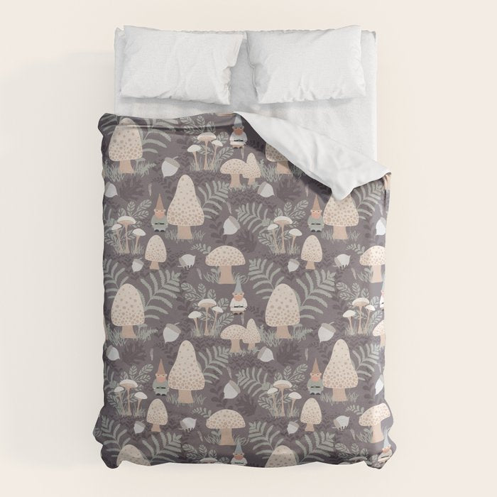 Forest Gnomes Duvet Cover Gallery Image 1