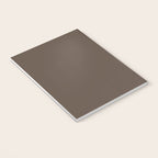 Coffee Brown Solid Color Notebook Gallery Image 3