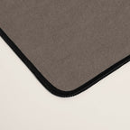Coffee Brown Solid Color Desk Mat Gallery Image 4