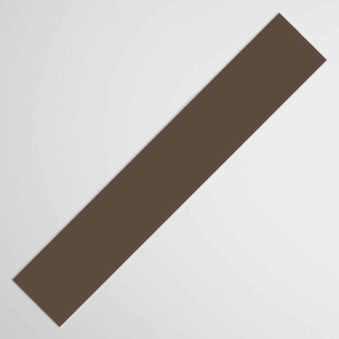 Coffee Brown Solid Color Table Runner Gallery Image 3