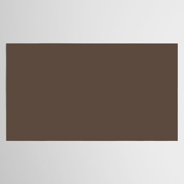 Coffee Brown Solid Color Tablecloth Gallery Image 2