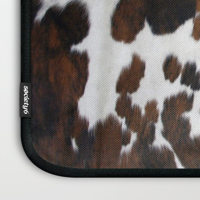 Brown Cowhide Laptop Sleeve Gallery Image 3