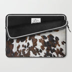 Brown Cowhide Laptop Sleeve Gallery Image 2
