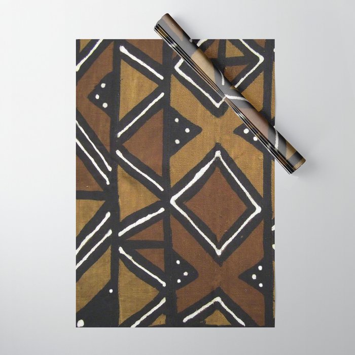 African Pattern - African Mudcloth Design Wrapping Paper Gallery Image 1
