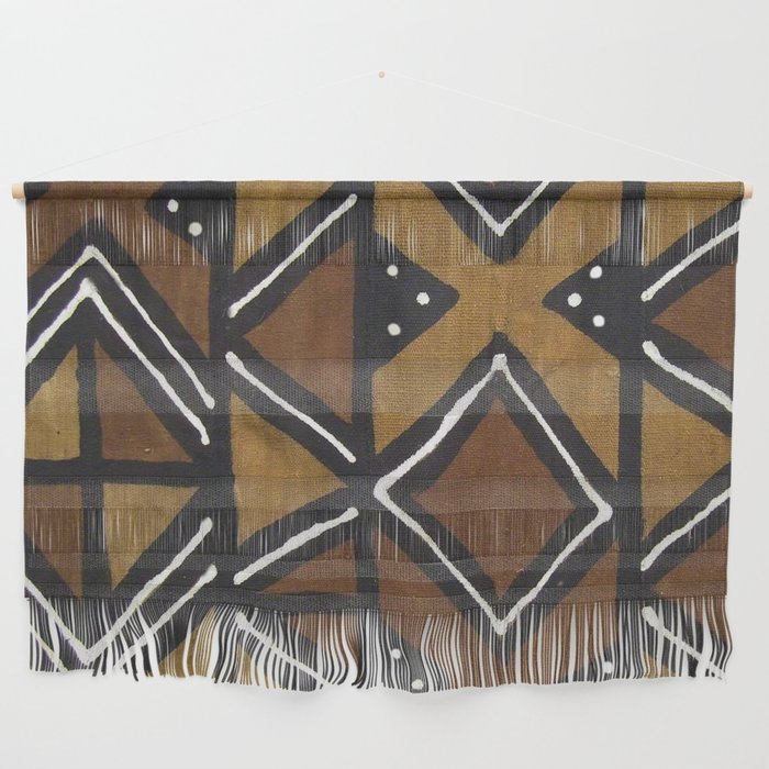 African Pattern - African Mudcloth Design Wall Hanging Gallery Image 1