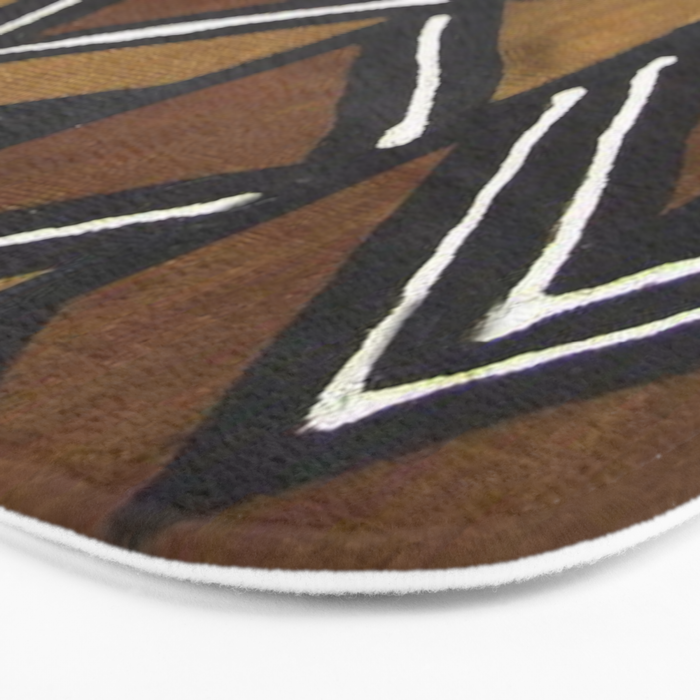 African Pattern - African Mudcloth Design Bath Mat Gallery Image 3