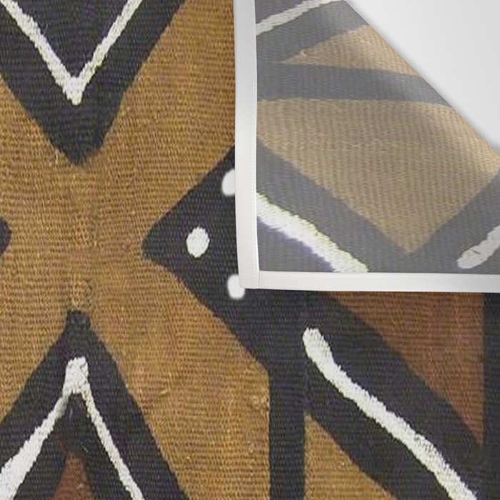 African Pattern - African Mudcloth Design Wall Tapestry Gallery Image 3