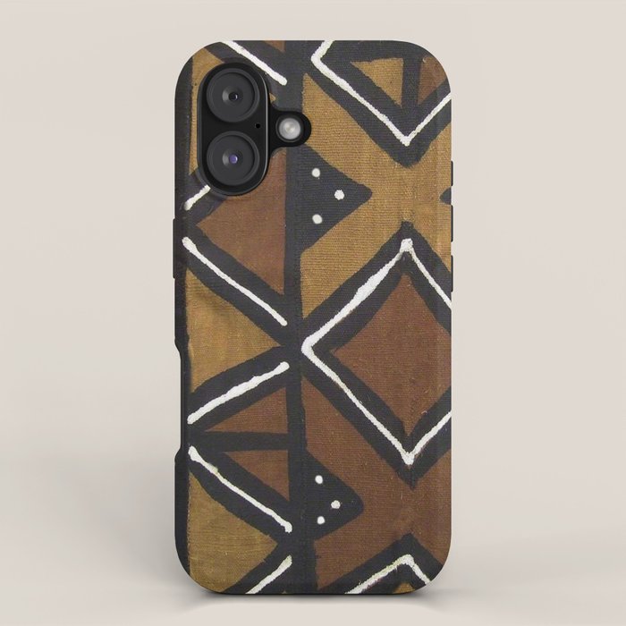 African Pattern - African Mudcloth Design iPhone Case Gallery Image 1