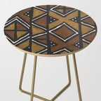 African Pattern - African Mudcloth Design Side Table Gallery Image 2