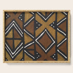 African Pattern - African Mudcloth Design Serving Tray Gallery Image 1