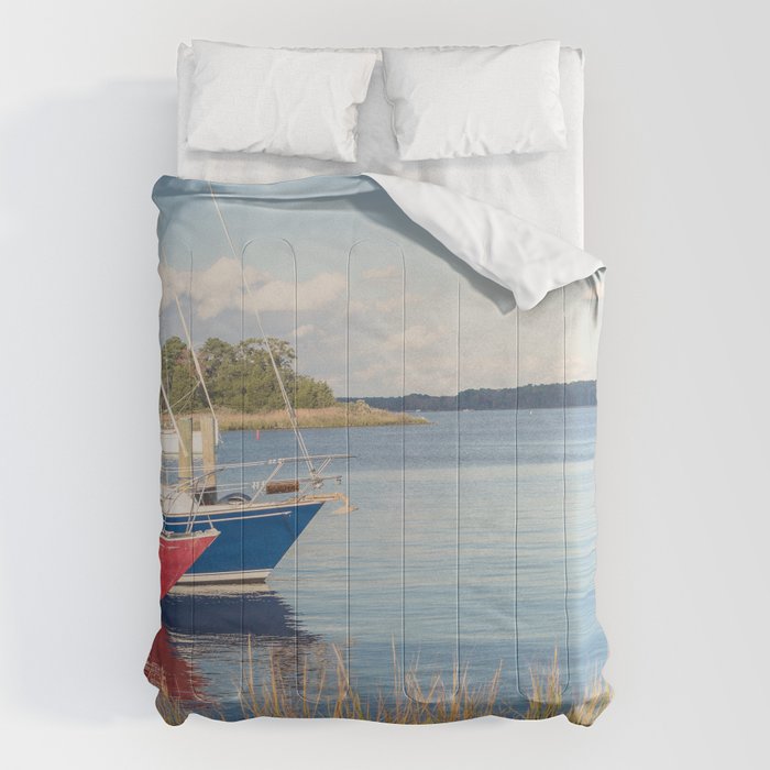 Morning on Chesapeake Bay, No. 2 Comforter Gallery Image 1