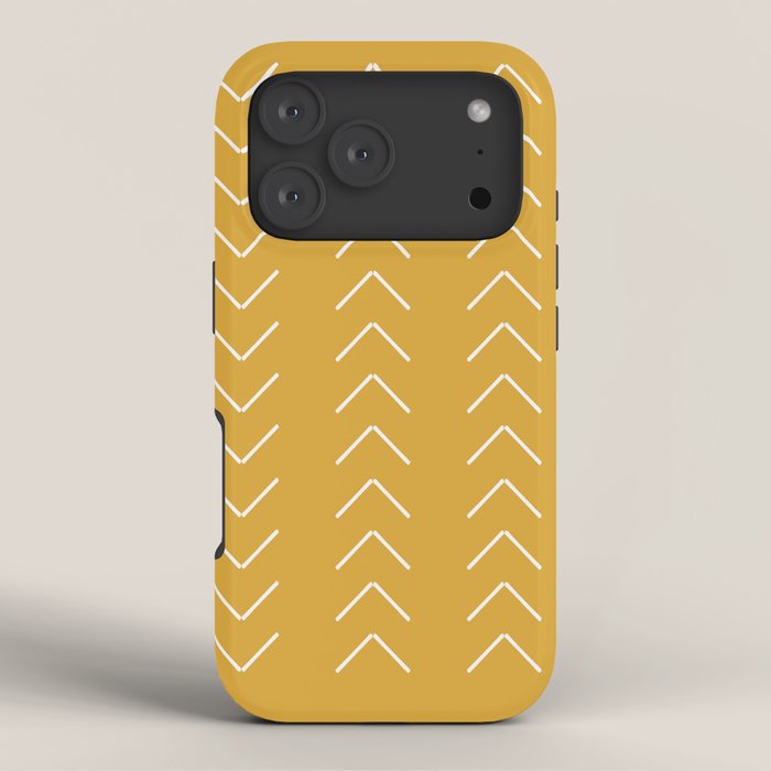 Mudcloth II (Mustard Yellow) iPhone Case Gallery Image 3