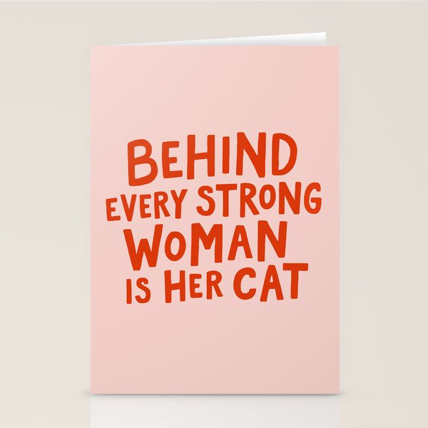 Behind Every Strong Woman Stationery Card Gallery Image 2