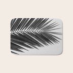 Palm Leaf Black & White I Bath Mat Gallery Image 1
