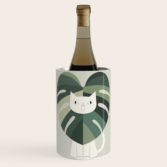 Cat an Plant 62: A Green Lion Wine Chiller Gallery Image 1