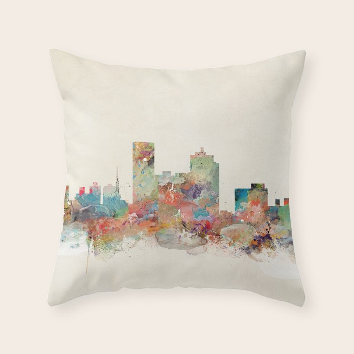 lexington city skyline Throw Pillow Gallery Image 1
