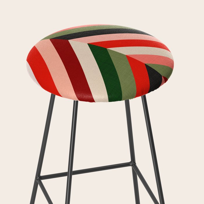 Chevron Christmas tree Stool Gallery Image 2
