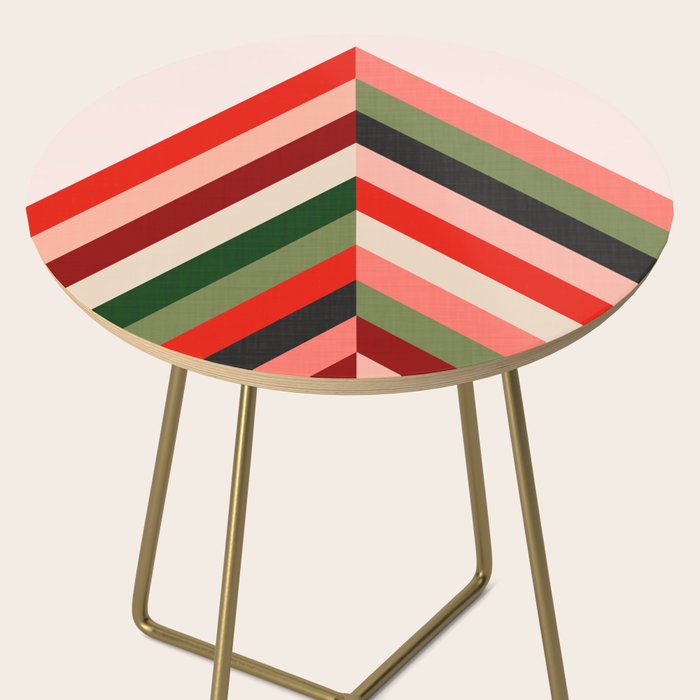 Chevron Christmas tree Side Table Gallery Image 2